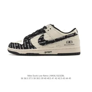 Nike SB Dunk Low Pro Vintage Leather Skate Shoes for Men and Women