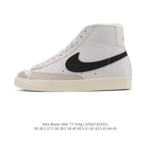 Nike Blazer Mid 77 Vntg Vintage Suede High Top Sneakers for Men and Women