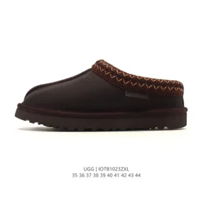 UGG Women's Retro Colorblock Low-Top Slippers with Wool Lining and Rubber Sole