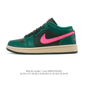 Air Jordan 1 Low Retro Classic Leather Basketball Shoes