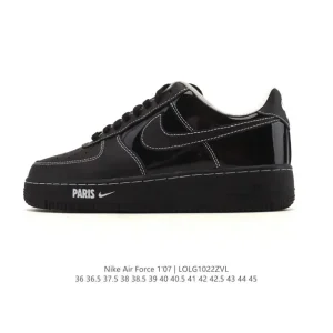 Nike Air Force 1 '07 Low White Leather Casual Sneakers