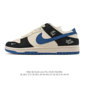 Nike SB Dunk Low Pro Vintage Leather Skate Shoes for Men and Women