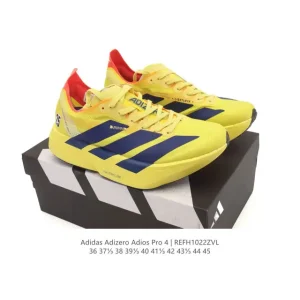 Adidas Adizero Adios Pro 4 Running Shoes Men Women Lightweight Breathable