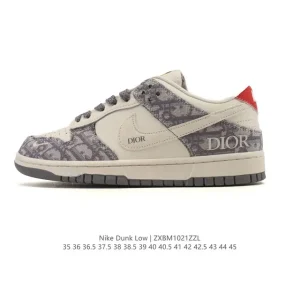 Nike SB Dunk Low Pro Vintage Leather Skate Shoes for Men and Women