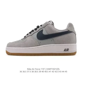 Nike Air Force 1 '07 Low White Sneakers with Air Cushioning