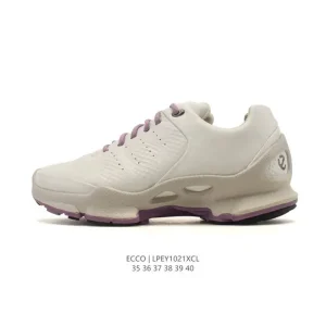 ECCO Women's Chunky Sole Platform Sneakers - Breathable Lightweight Casual Shoes