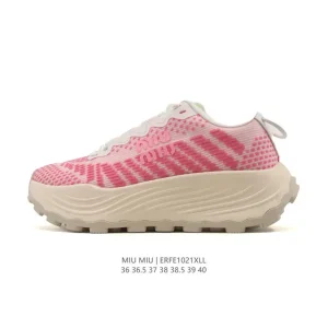 Miu Miu Tyre Sneaker Platform Running Shoes for Women