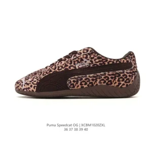 Puma Speedcat OG Low-Top Racing Sneakers in Leather