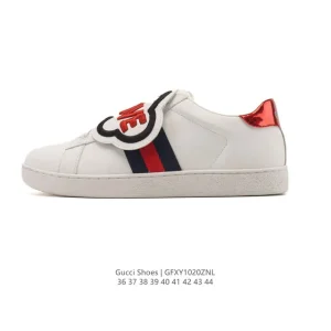 Gucci Rhyton Platform Leather Sneakers White 2025 New Color