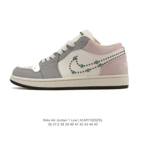 Jordan AJ1 Low Retro Basketball Shoes with Air Cushion