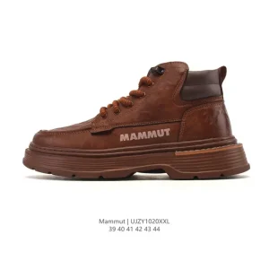 Mammut Men's Waterproof Hiking Boots with Ankle Support and Grip Sole