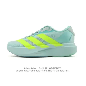 Adidas Adizero Evo Sl Lightweight Carbon Plate Running Shoes for Men and Women