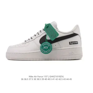 Nike Air Force 1 Low 07 White Leather Casual Sneakers for Men and Women