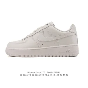 Nike Air Force 1 Low White Leather Sneakers for Men and Women