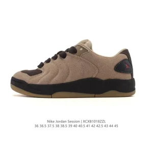 Nike Jordan Session Atmosphere Retro Basketball Shoes with Suede Upper
