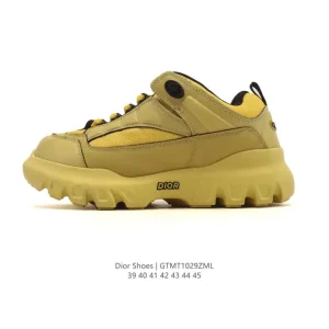 Dior D-Connect Unisex Dad Running Shoes with Transparent Rubber Inserts