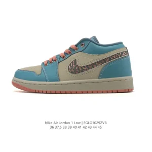 Jordan Air 1 Low Retro Basketball Shoes with Air Cushion