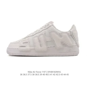 Nike Air Force 1 '07 Low White Leather Sneakers