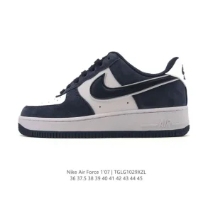 Nike By You Air Force 1 07 Mid Retro SP Custom Leather Sneakers with Air Sole