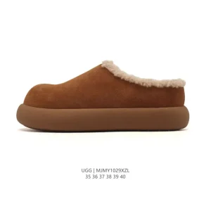 UGG Women's Retro Collage Slippers with Wool Lining and Rubber Sole