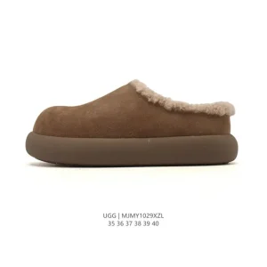 Ugg Winter Retro Low-Top Boots with Wool Lining and Rubber Sole