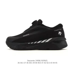 Descente Cron Racer Unisex Lifestyle Sneaker with Cushioning and Anti-Slip