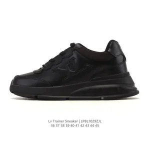 Louis Vuitton Classic White Leather Sneakers for Men and Women