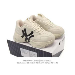 MLB Bigball Chunky New York Yankees 6cm Platform Sneakers for Men and Women