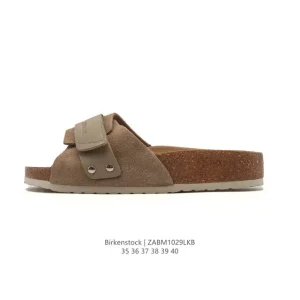 Birkenstock Arizona Soft Footbed Leather Slippers for Women