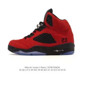 Jordan Air 5 Retro High Top Unisex Basketball Shoes