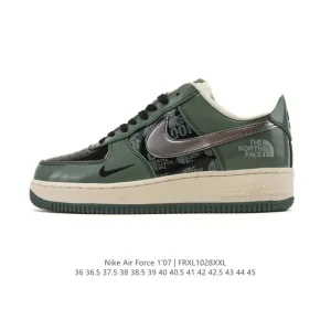 Nike Air Force 1 Low 07 White Leather Casual Sneakers for Men and Women