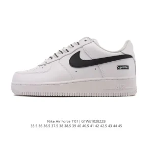 Nike Air Force 1 '07 Low White Sneakers with Air Cushioning