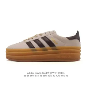 Adidas Gazelle Bold 2025 New Year Retro Thick Sole Sneakers