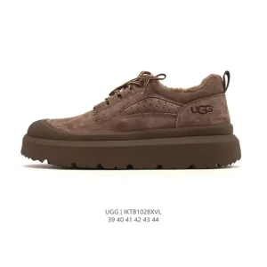 UGG Men's Retro Low-Top Sneaker with Wool Lining and Thick Sole