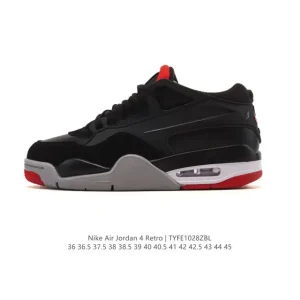 Jordan Air 4 Retro OG Low Top Vintage Basketball Shoes for Men and Women