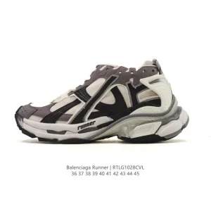 Balenciaga Runner Grey Black Blue Red Low Top Retro Sneakers