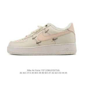 Nike Air Force 1 '07 Low White Gum Sole Casual Sneakers
