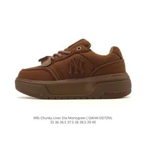 MLB Chunky Liner Basic Women's Streetwear Sneakers with Thick Sole