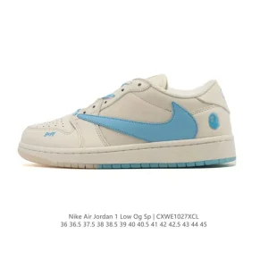 Jordan Air 1 Low OG SP Military Blue Snake Year LV Collab Reverse Swoosh 2025