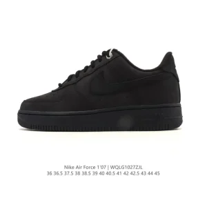 Nike Air Force 1 Low 07 Vintage White Leather Sneakers