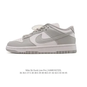 Nike SB Dunk Low Pro Men's Women's Skateboarding Shoes Vintage Leather Sneakers