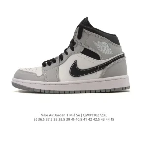 Nike Air Jordan 1 Mid Men's Women's Basketball Shoes