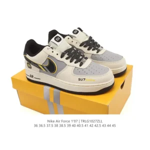 Nike Air Force 1 '07 Low White Leather Sneakers