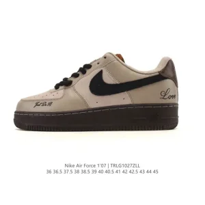 Nike Air Force 1 '07 Low White Casual Sneakers with Air Cushioning