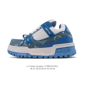 Louis Vuitton Trainer Sneaker Low Top Fashion Luxury Shoes