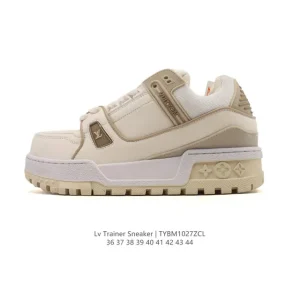 Louis Vuitton Trainer Sneaker Low Top Fashion Luxury Shoes