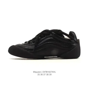 Alexander McQueen Flexion Women's Low Top Leather Running Sneakers