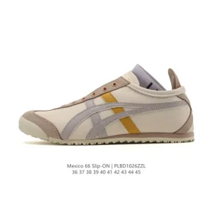 Onitsuka Tiger Mexico 66 Slip-On Canvas Shoes for Men and Women