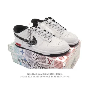 Nike Dunk Low Retro Vintage Basketball Skate Shoes