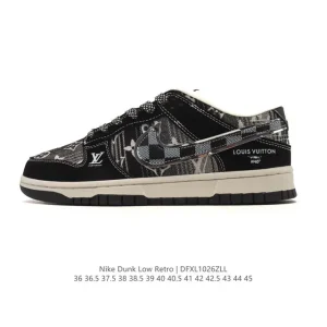Nike Dunk Low Retro Vintage Basketball Sneakers